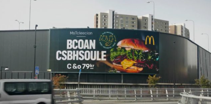 Möchten Sie Ceikchn Bcoan Csbuohule? McDonald’s kreativer Legasthenie-Stunt